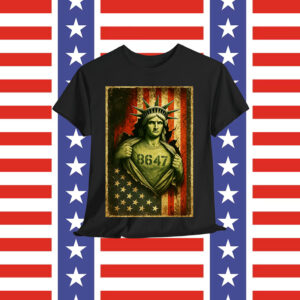 No Kings 8647 Design Statue Liberty Activist T-Shirt