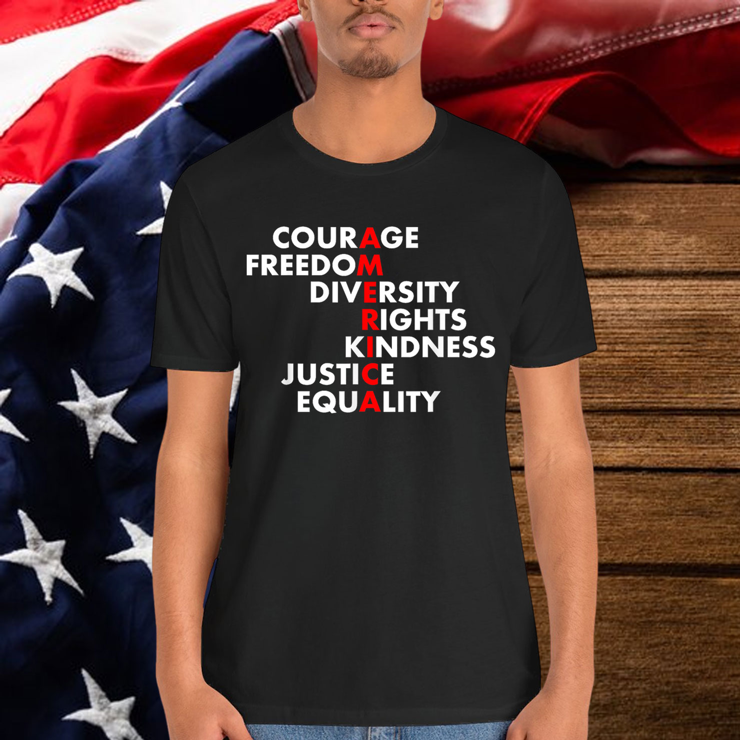 Adults Black Anti Trump Resist Political Shirt
