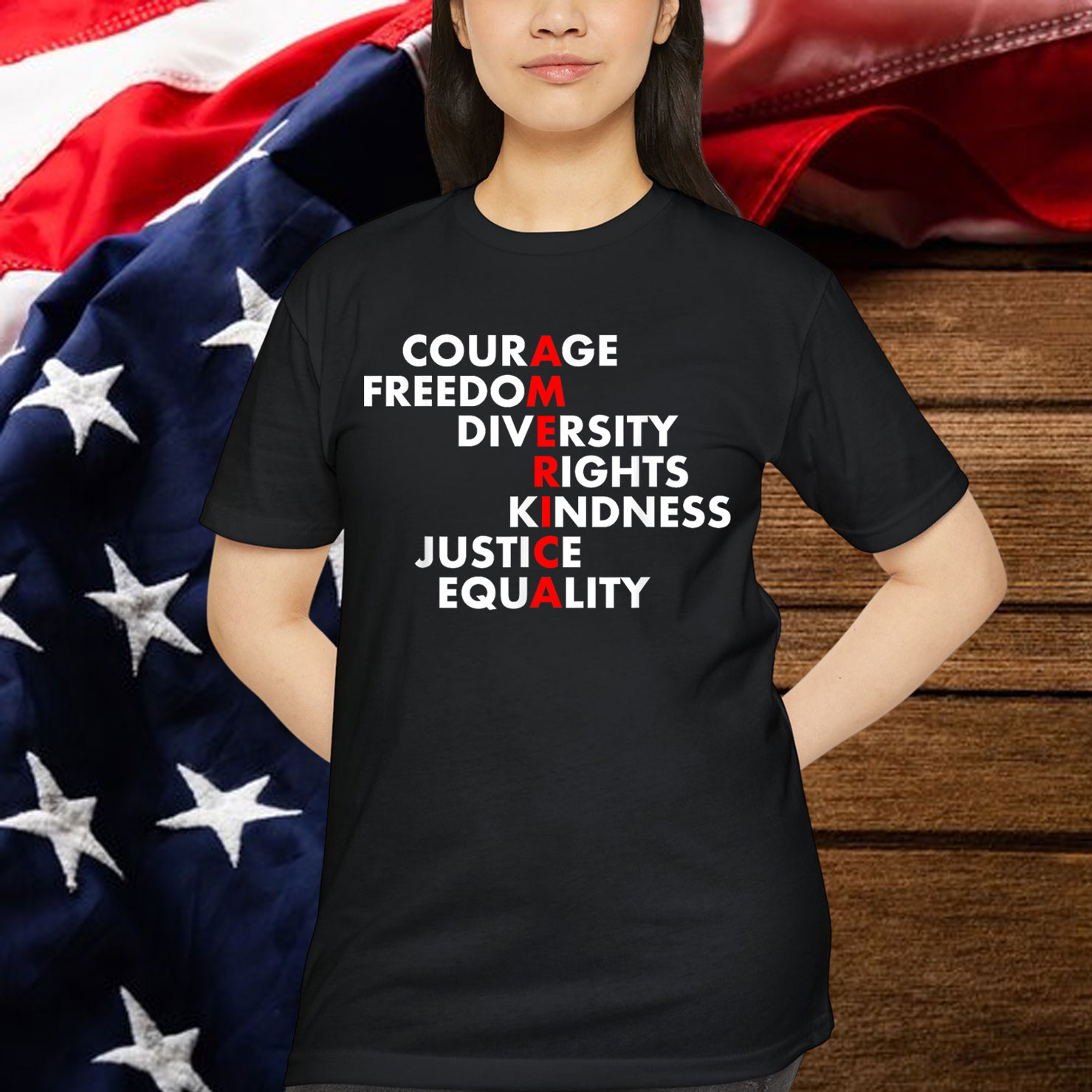 Adults Black Anti Trump Resist Political Shirt