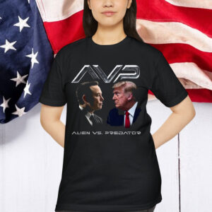 Alien vs Predator Trump vs Elon Shirt