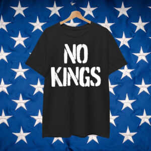 Black Modern King Letter Print Shirt