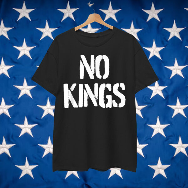 Black Modern King Letter Print Shirt