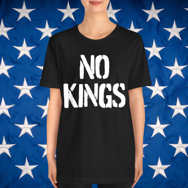 Black Modern King Letter Print Shirt