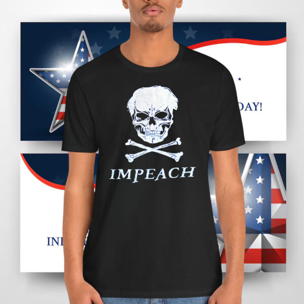 Black Punk Pirate Flag Impeach Shirt