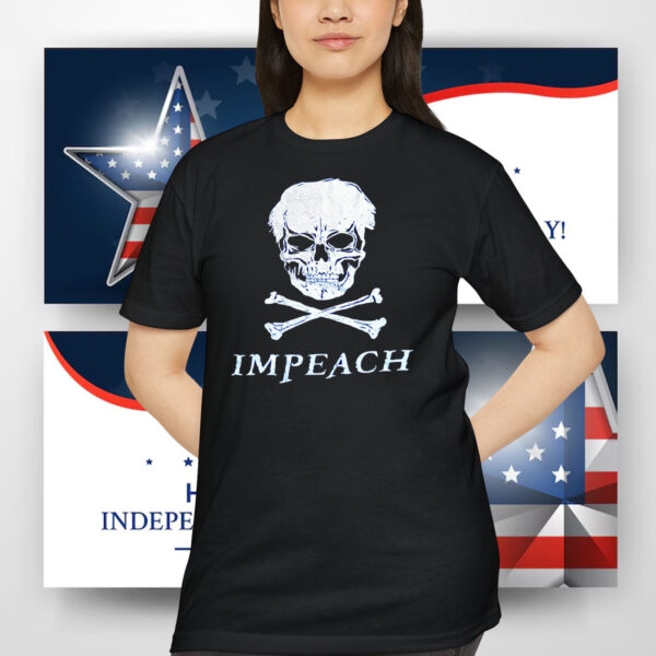 Black Punk Pirate Flag Impeach Shirt