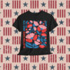 Boho Floral Rejecting Kings Since 1776 Patriotic T-Shirt