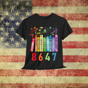 Equal Rights Book Flower Anti Trump Feminist Shirt