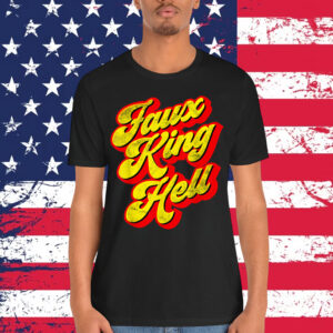 No Kings Faux King Hell Funny Sarcastic Political T-Shirt