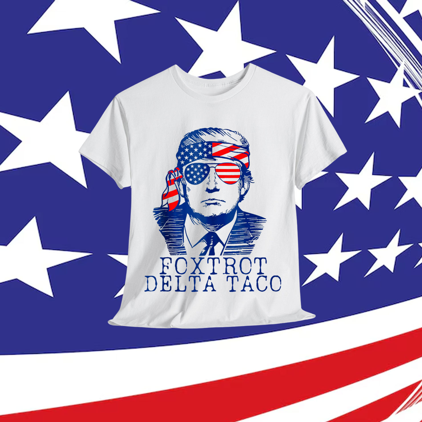 Foxtrot Delta Taco No King In America Since Shirt