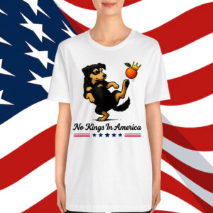 Funny Dog Tees No Kings In America We The People Political Shirt