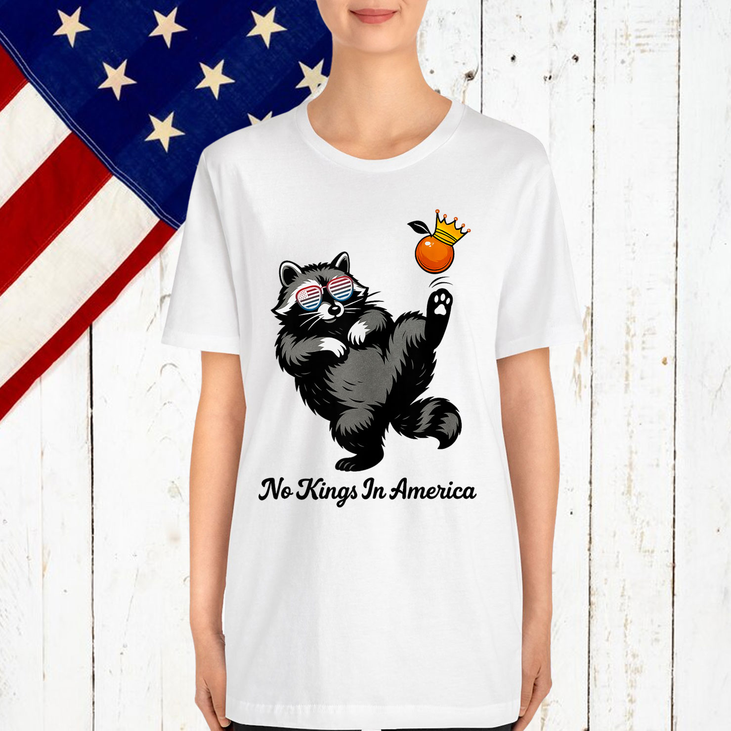 Funny No Kings In America We The People Political Shirt