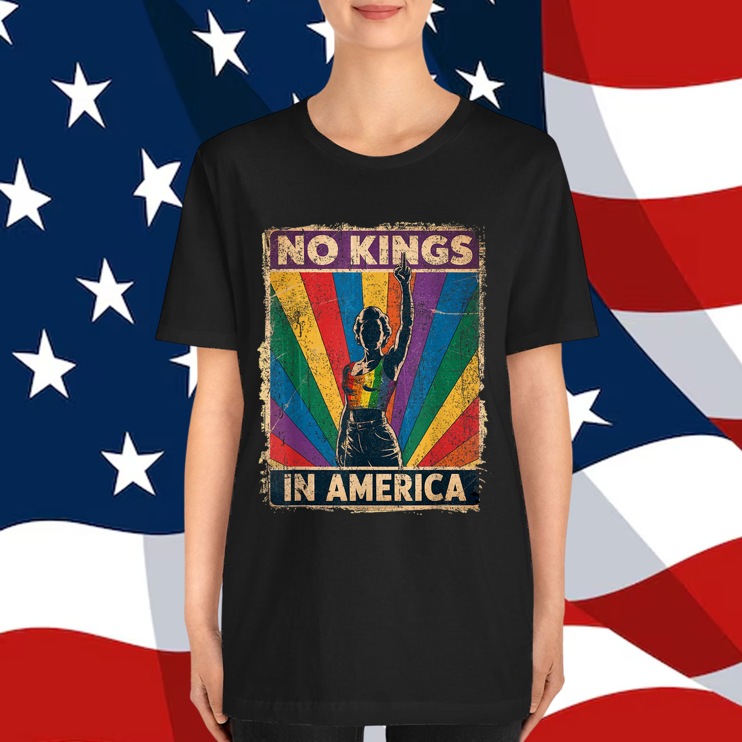 Funny No Kings In America Shirt