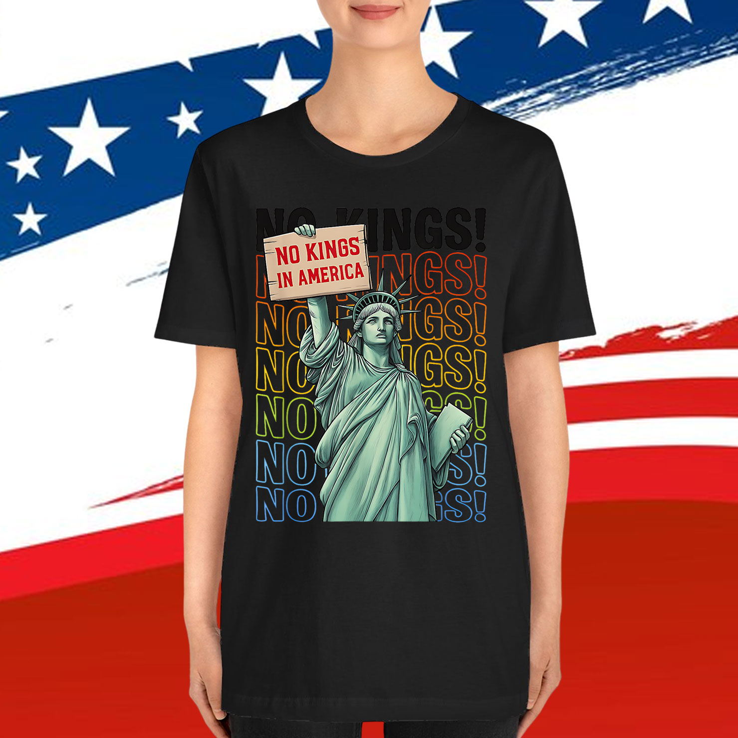 Funny Since 1776 Protest Kings No America Shirt