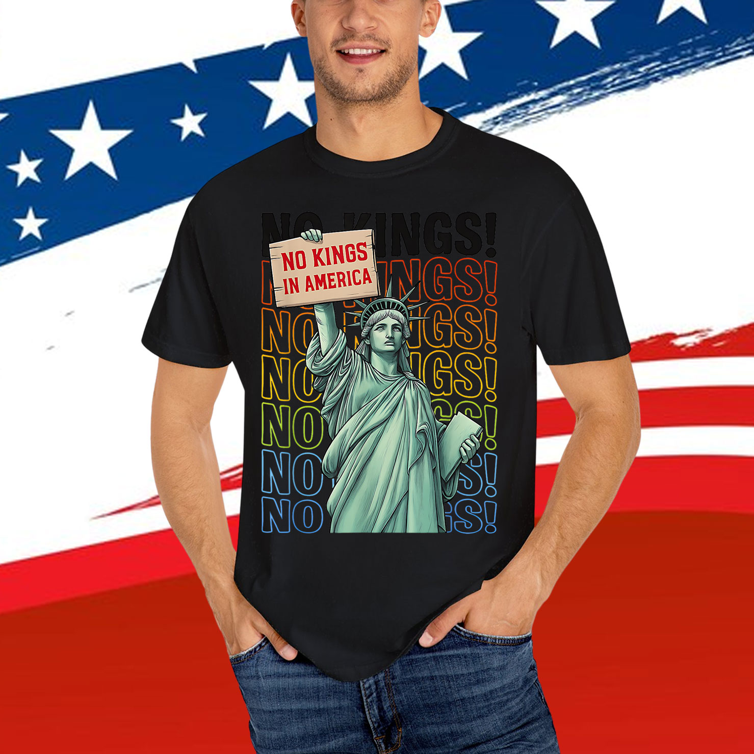 Funny Since 1776 Protest Kings No America Shirt