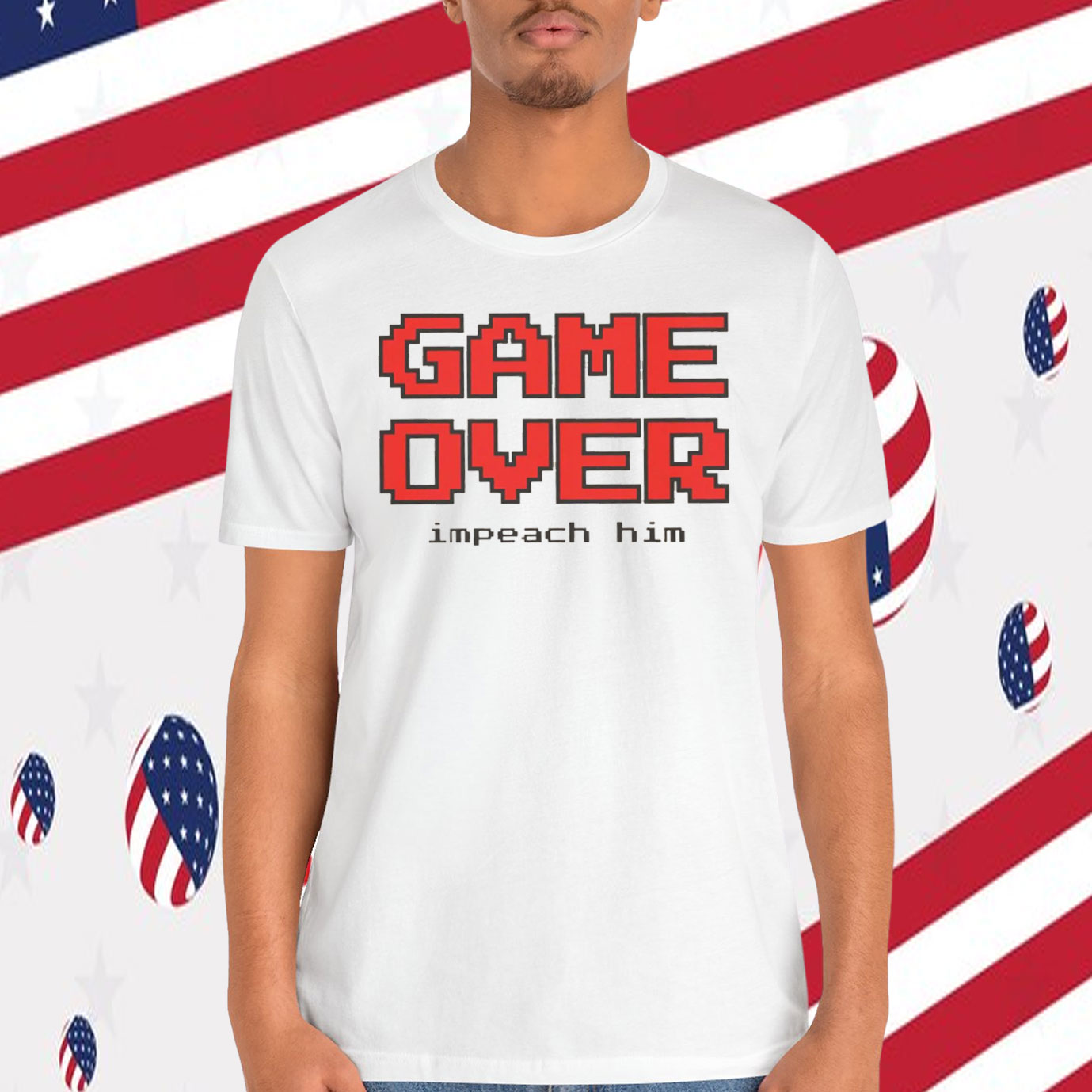 GAME OVER Impeach Him Shirt