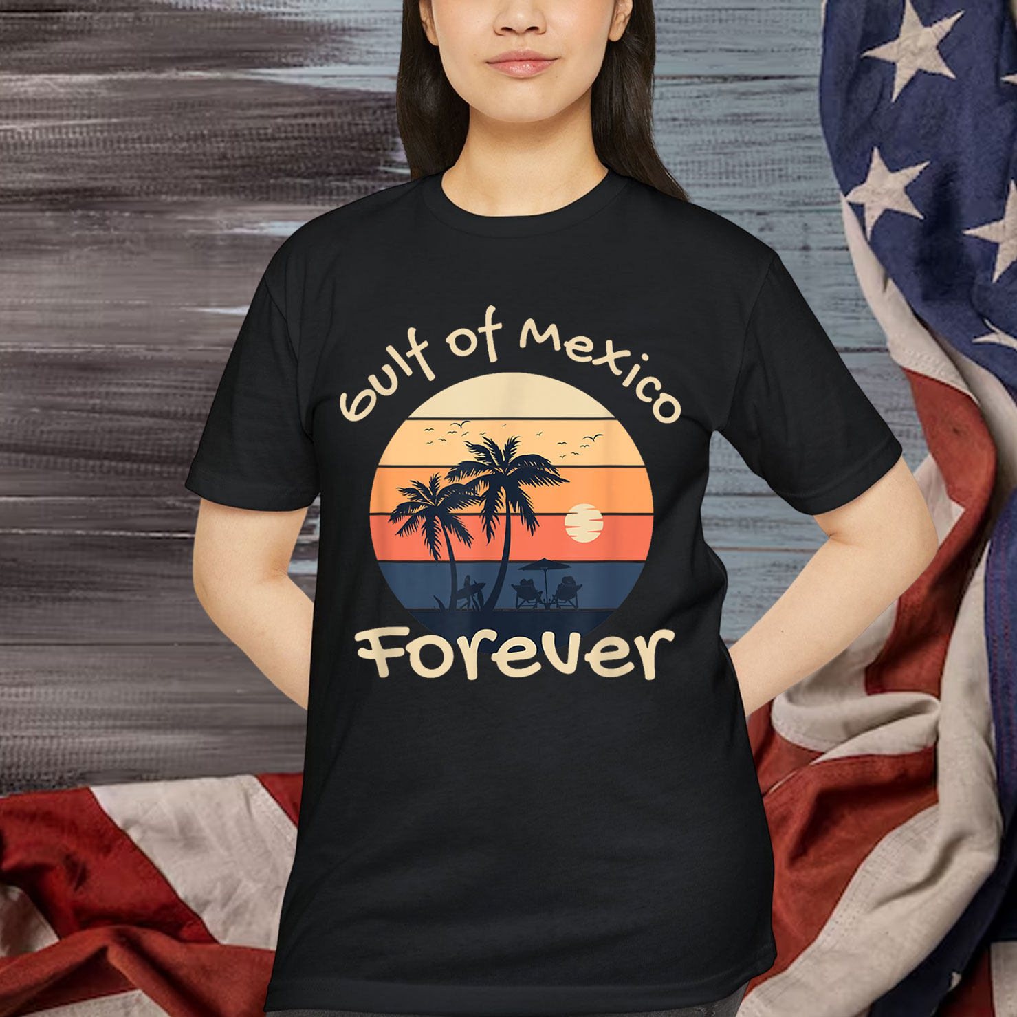 Gulf of Mexico Forever Anti Trump Design Shirt