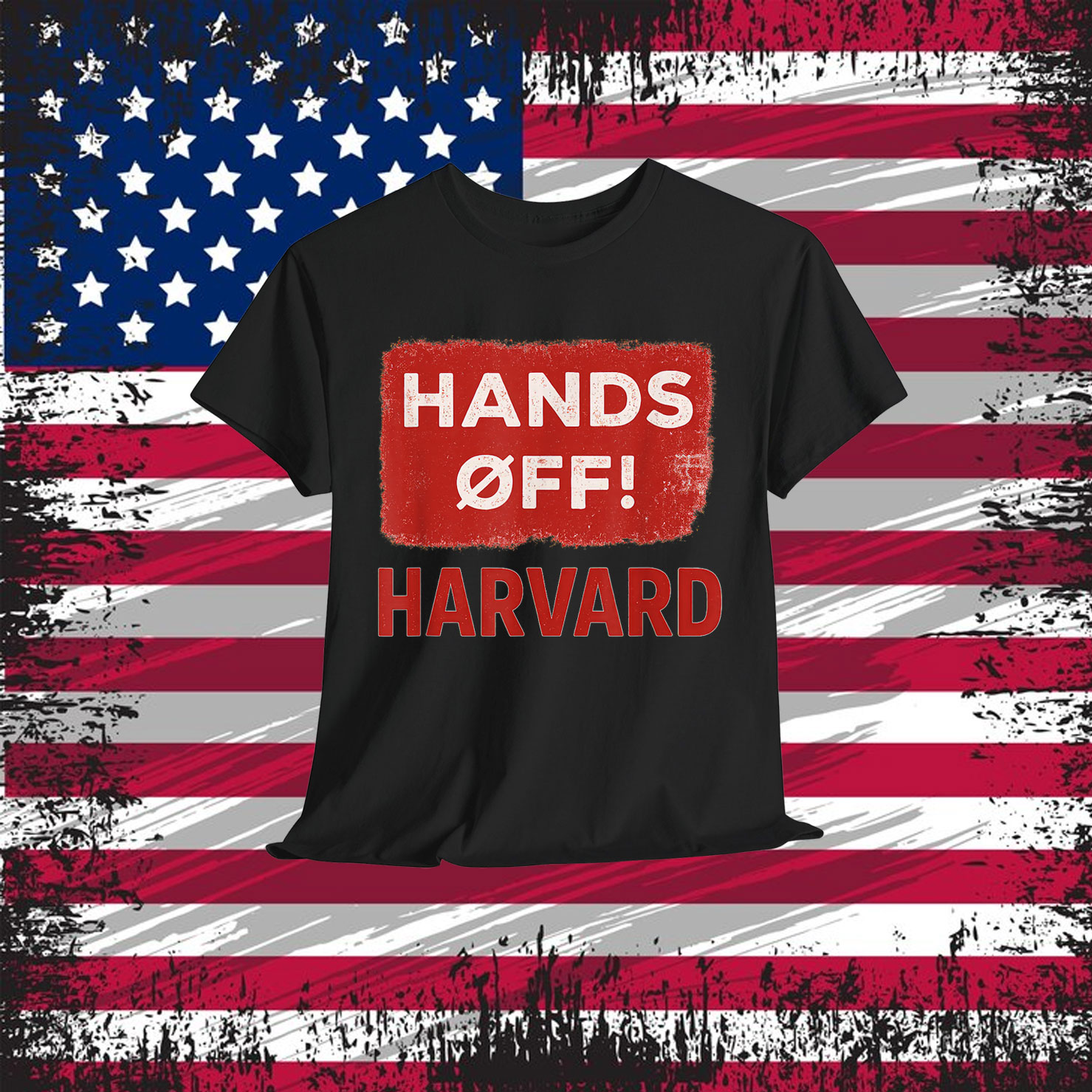 Hands Off Harvard Shirt