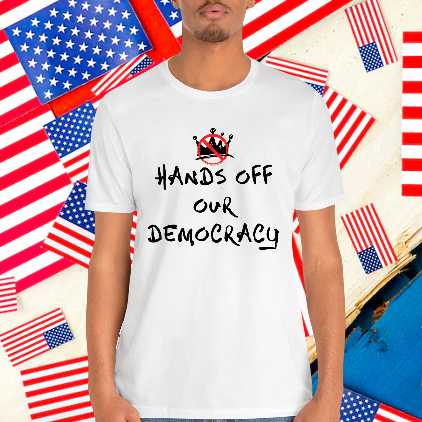 Hands Off Our Democracy No Kings in America Shirt