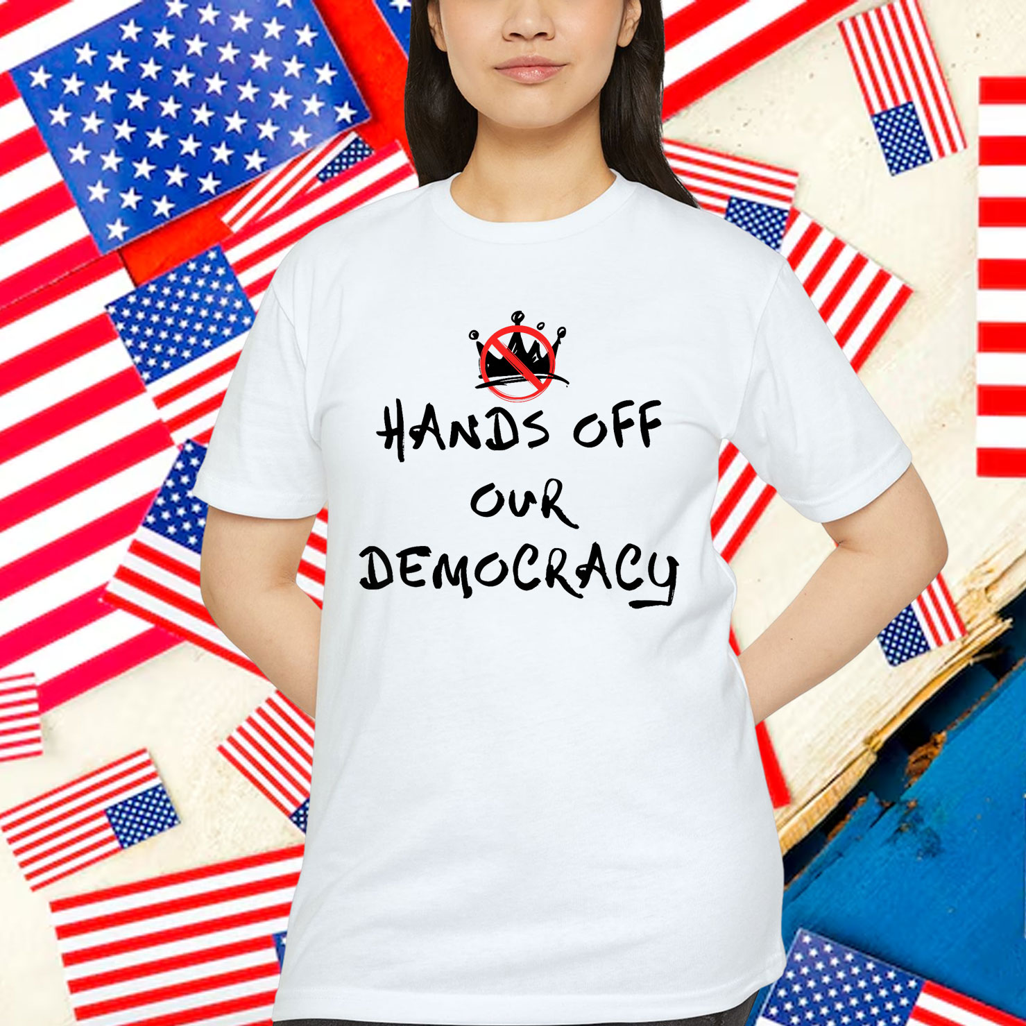 Hands Off Our Democracy No Kings in America Shirt