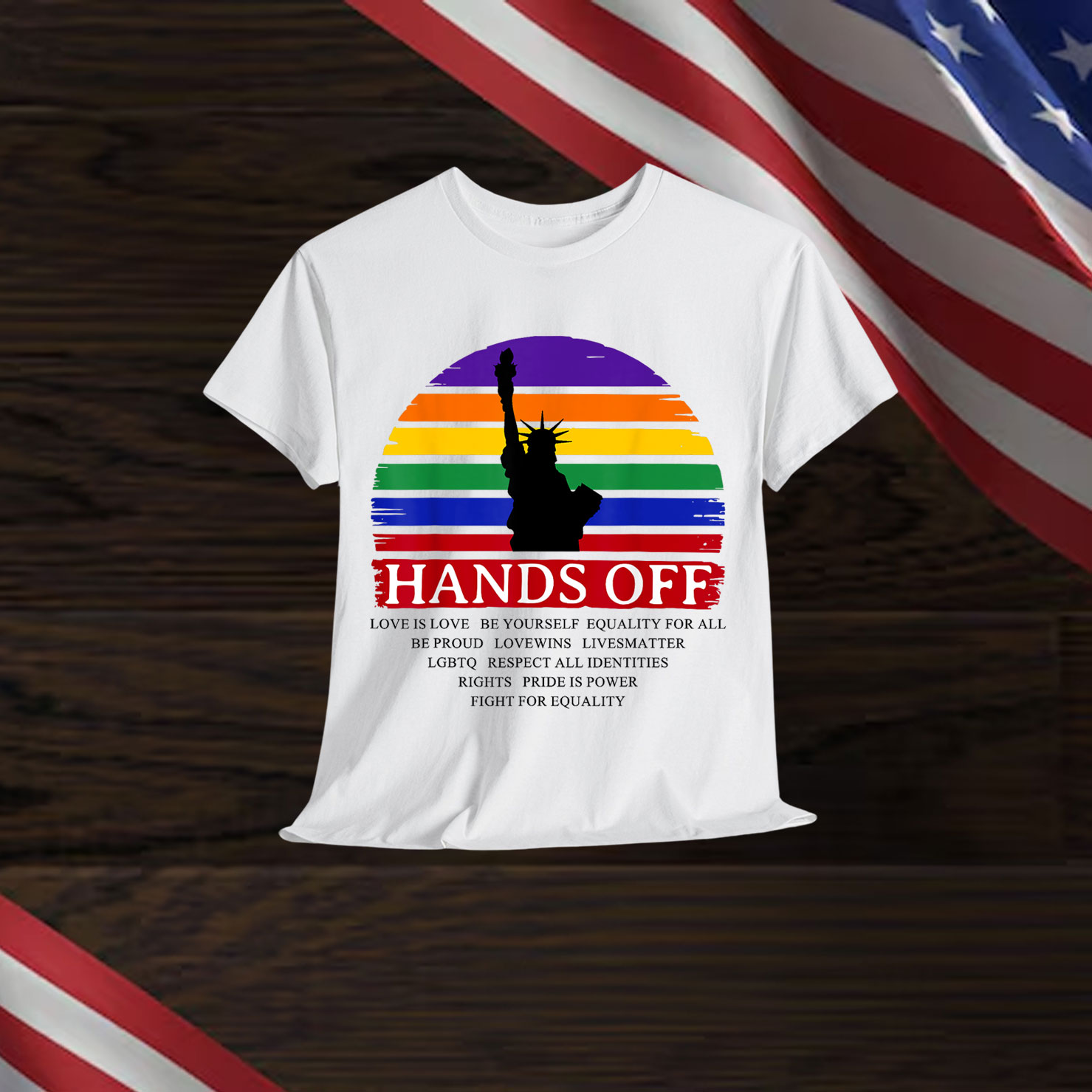 Hands Off Pride Month Shirt