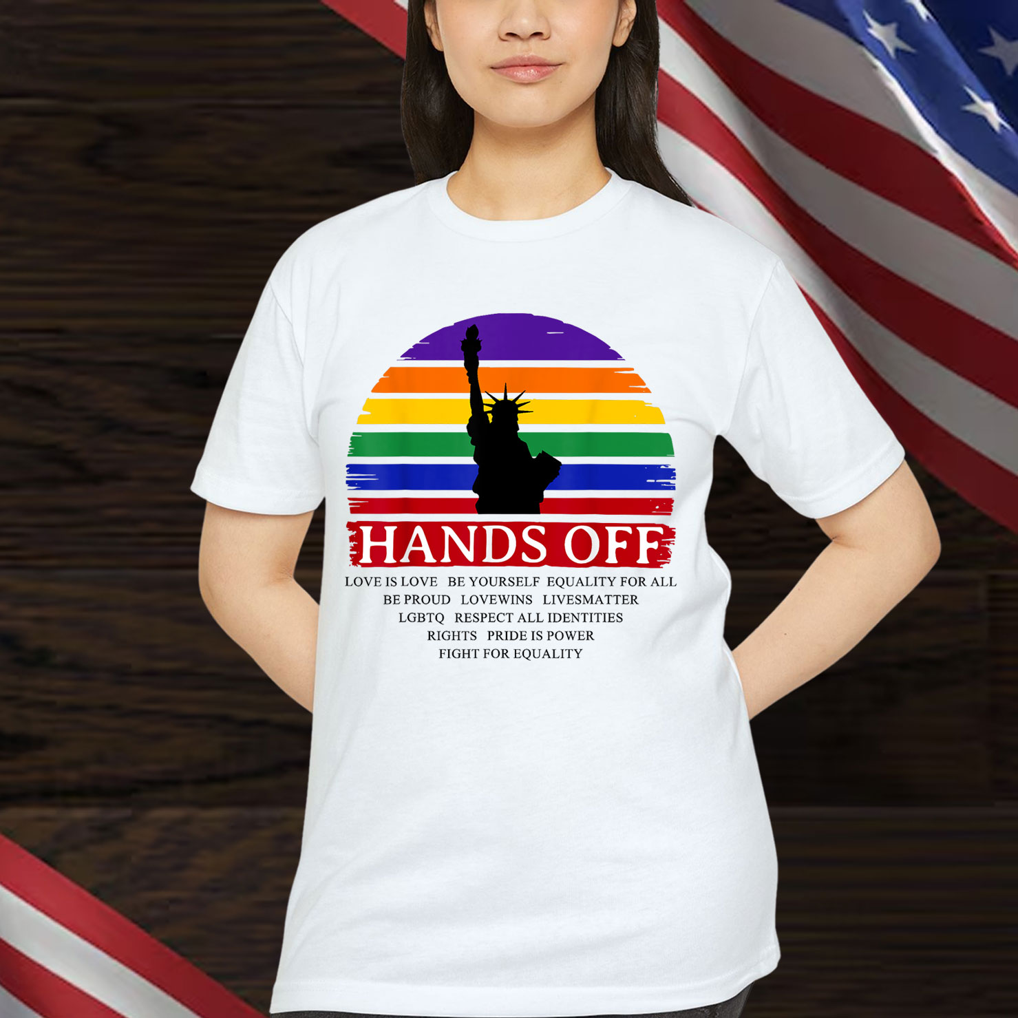 Hands Off Pride Month Shirt