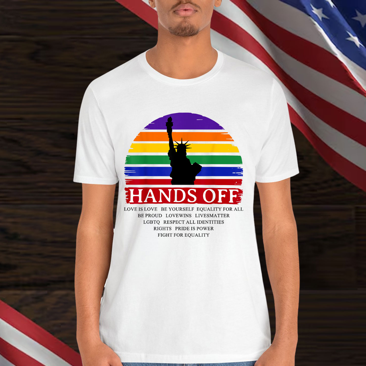 Hands Off Pride Month Shirt