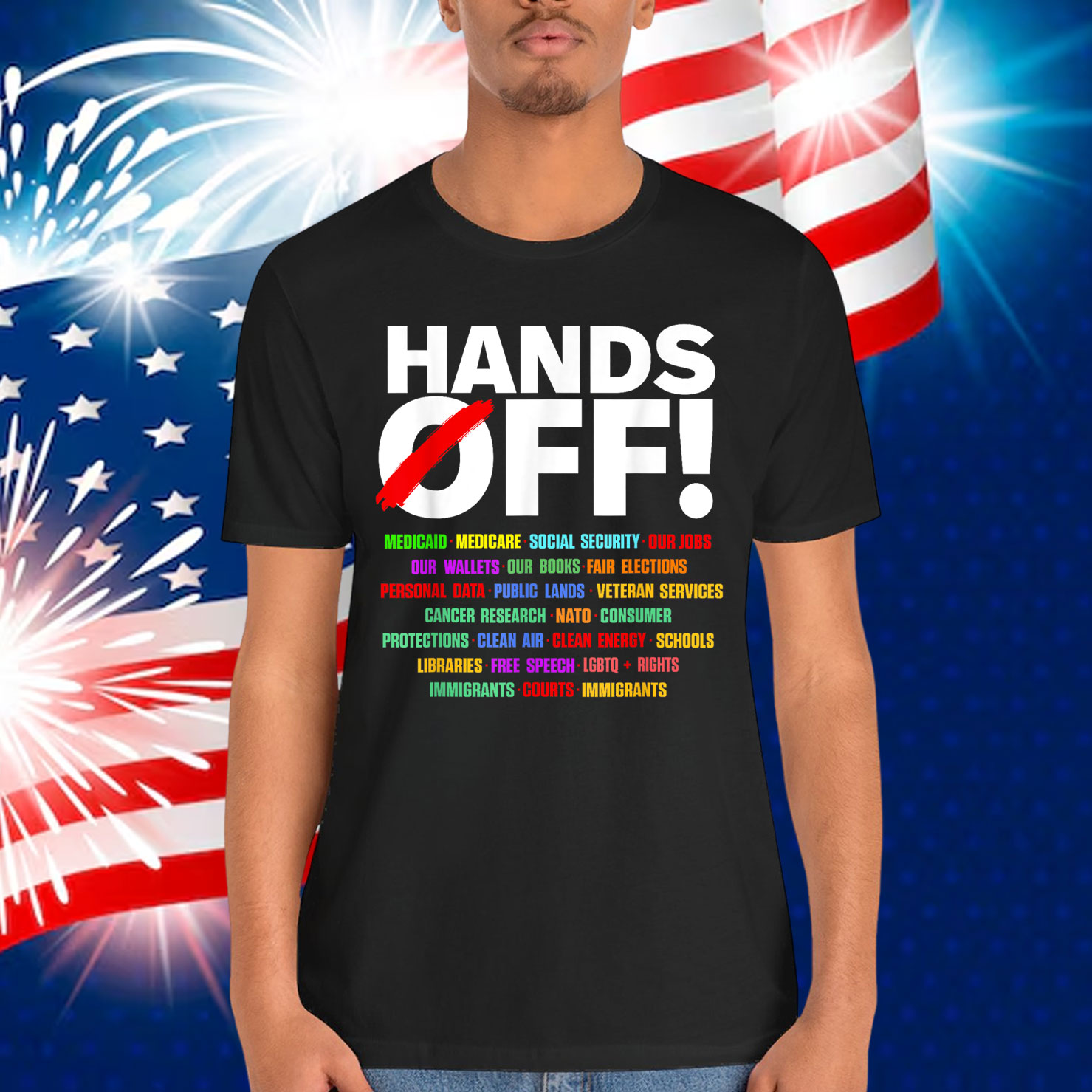 Hands Off Protest Shirt