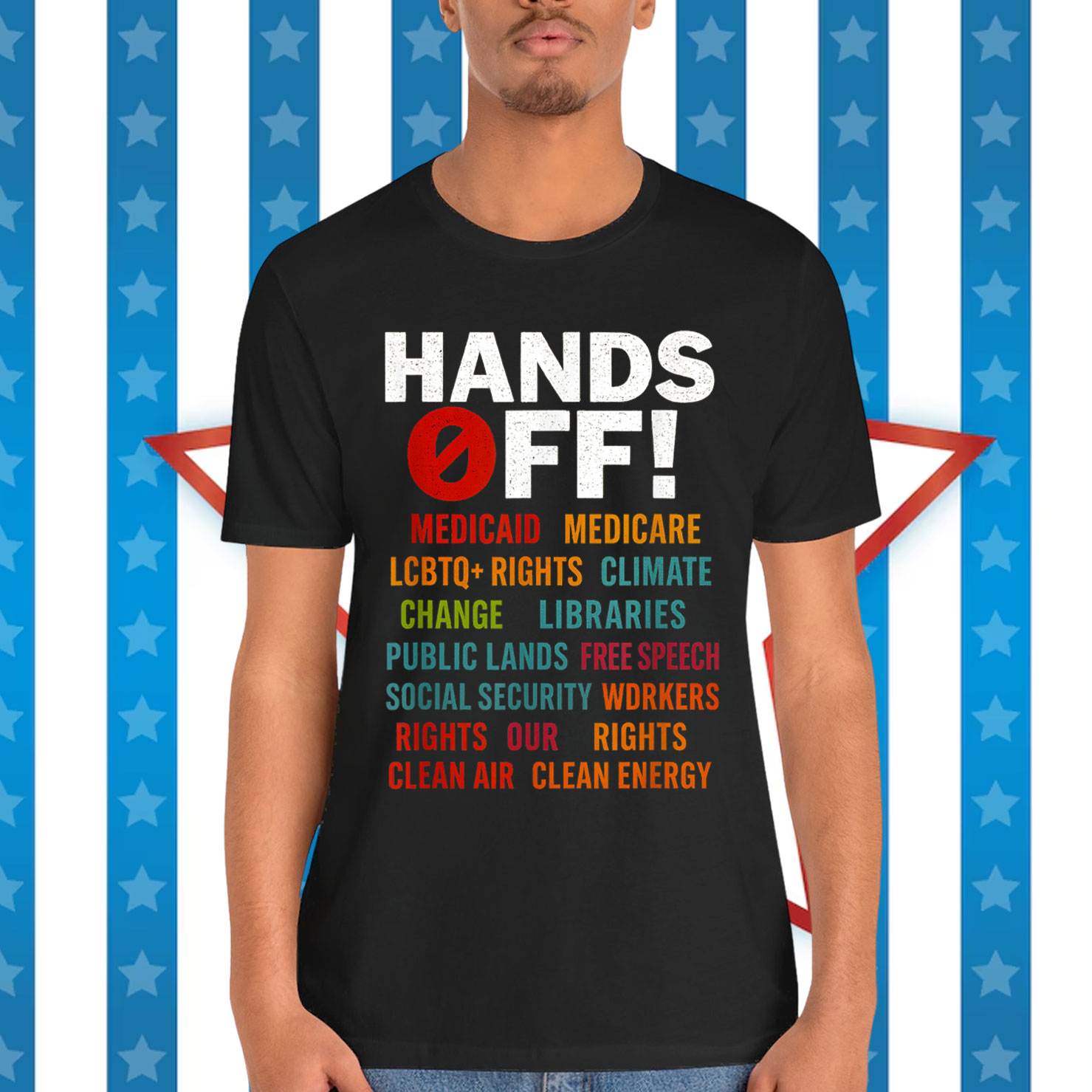 Hands Off Protest Human Rights Shirt