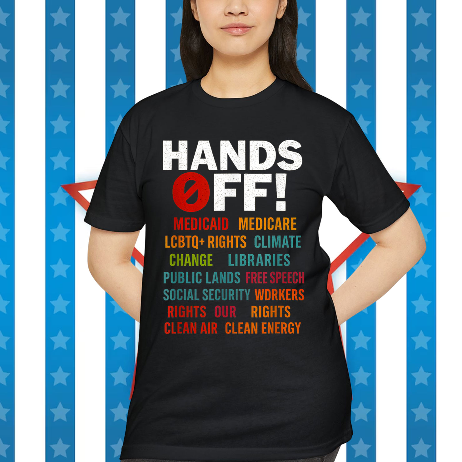 Hands Off Protest Human Rights Shirt