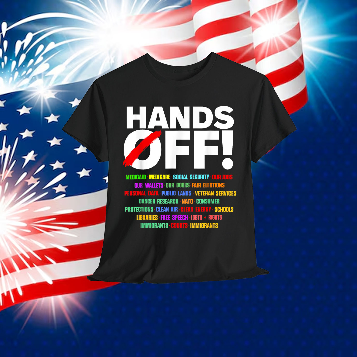 Hands Off Protest Shirt