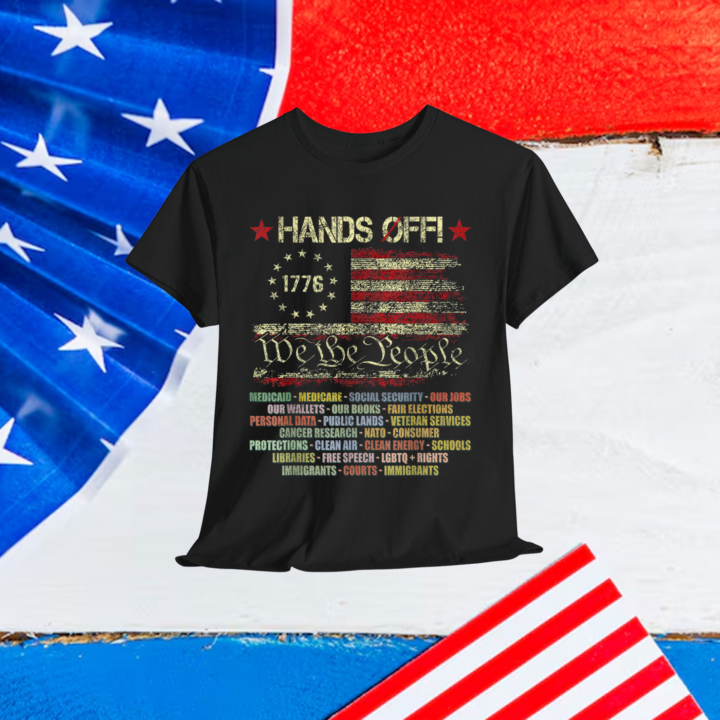 Hands Off Social Security Protest Resist Shirt