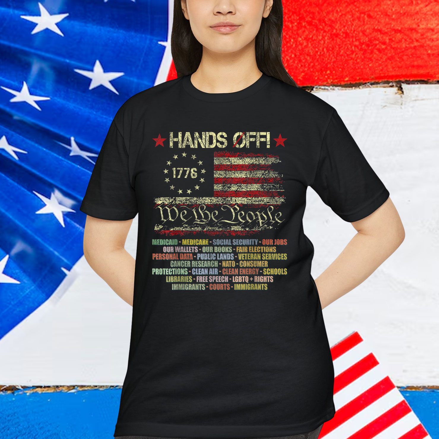 Hands Off Social Security Protest Resist Shirt