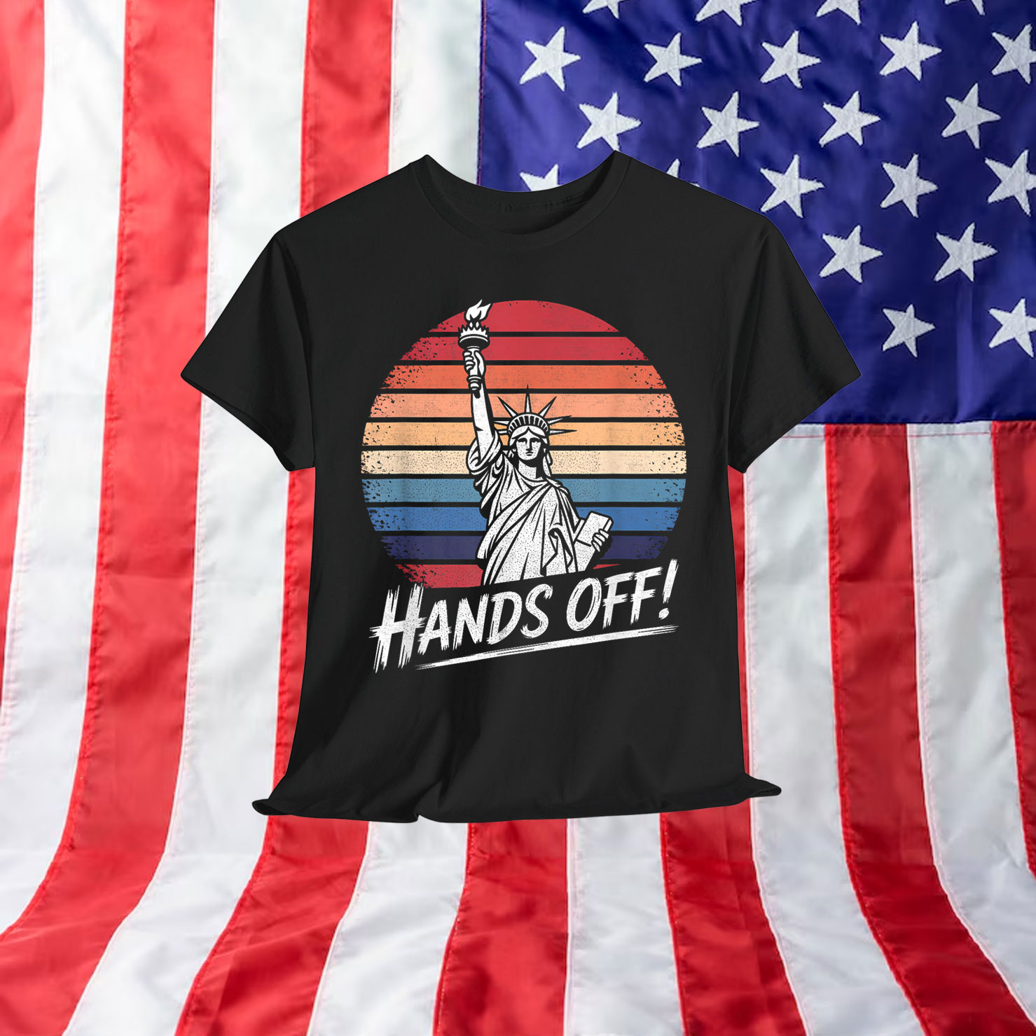 Hands Off Statue of Liberty Resistance Shirt