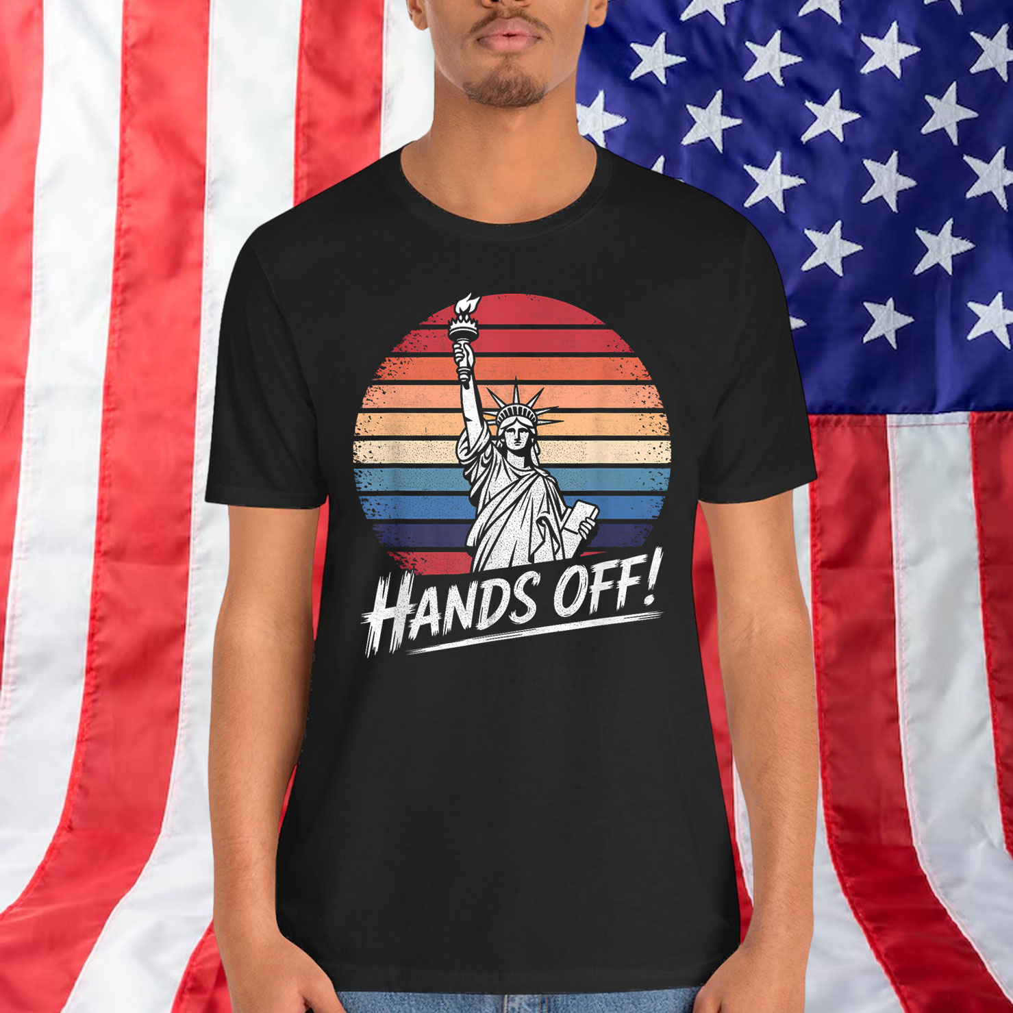 Hands Off Statue of Liberty Resistance Shirt