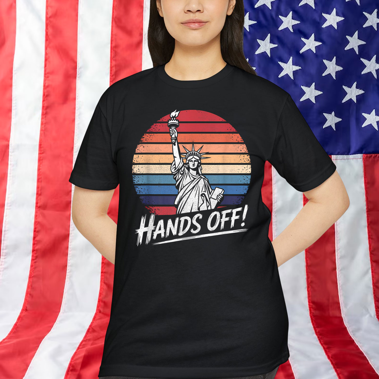 Hands Off Statue of Liberty Resistance Shirt