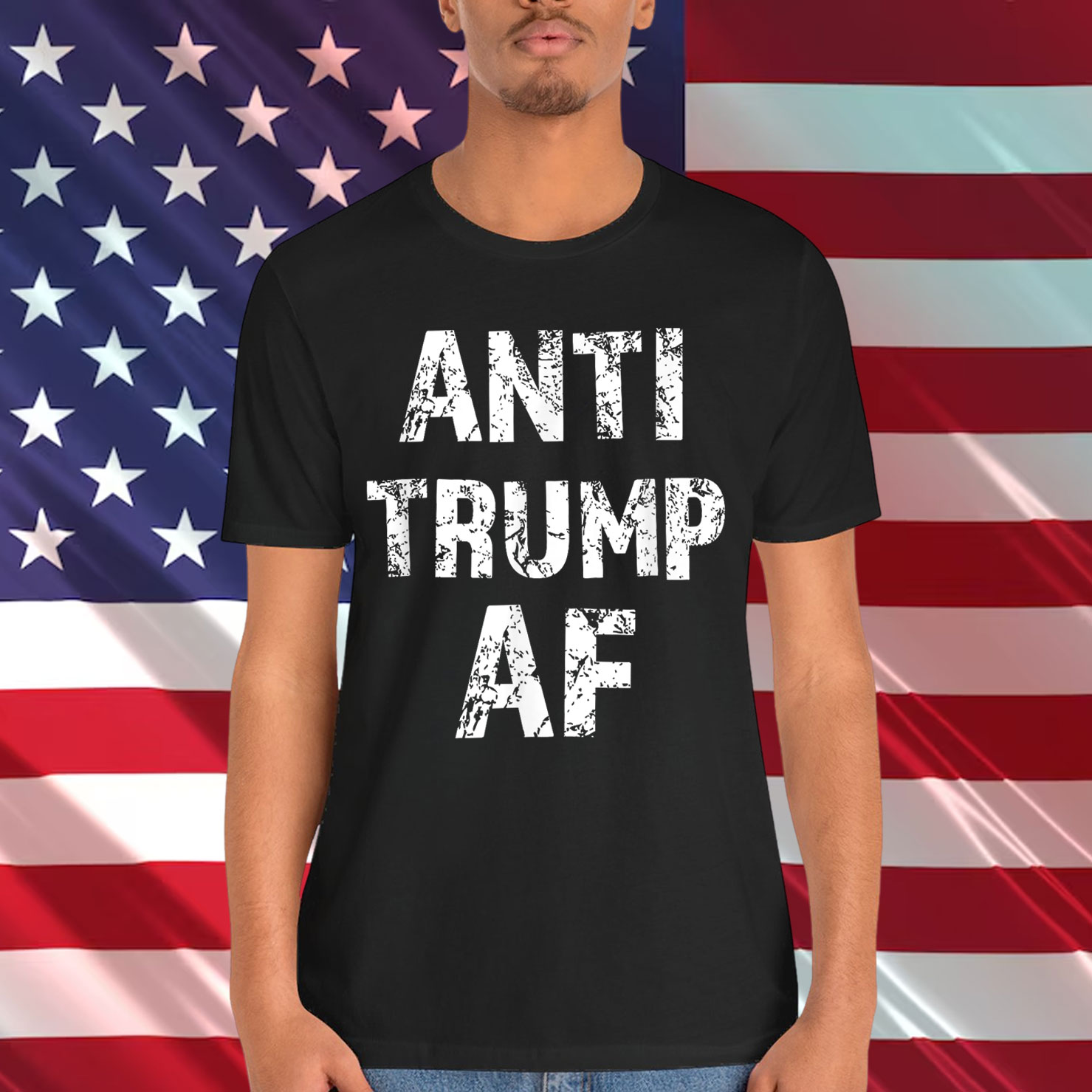 Anti Trump Sandwich Sign Funny Him Shirt