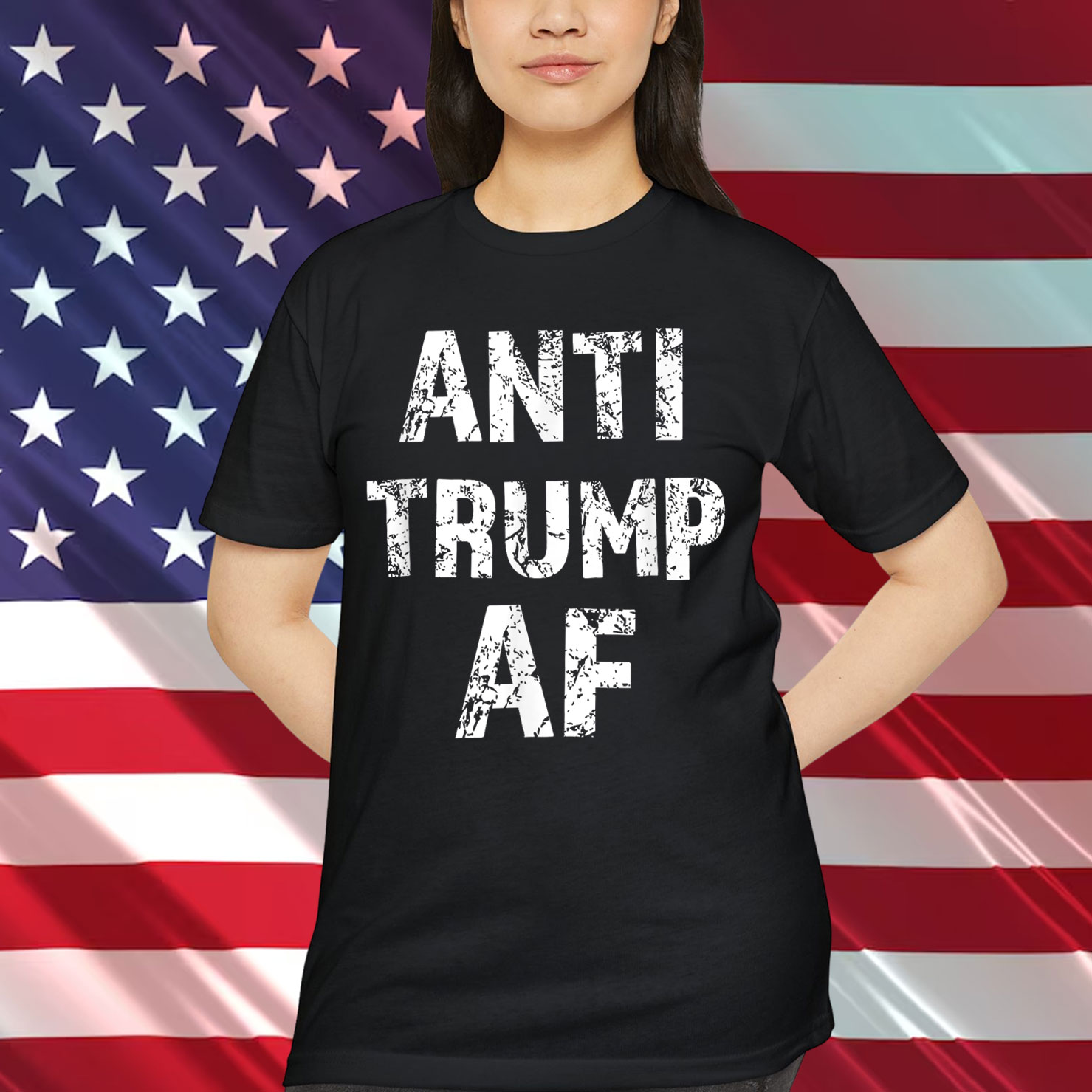 Anti Trump Sandwich Sign Funny Him Shirt