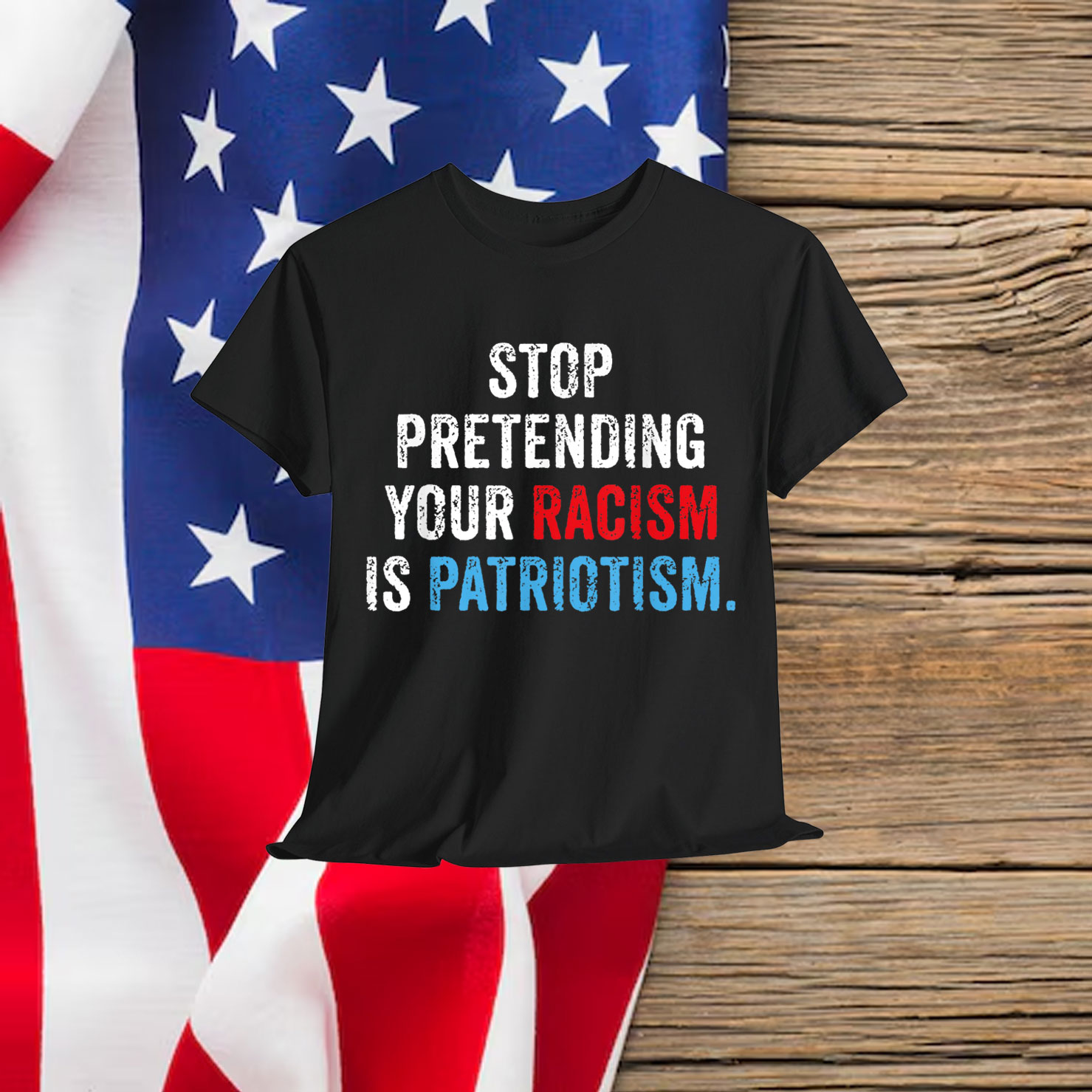 Humorous Political Design Boho Style Shirt