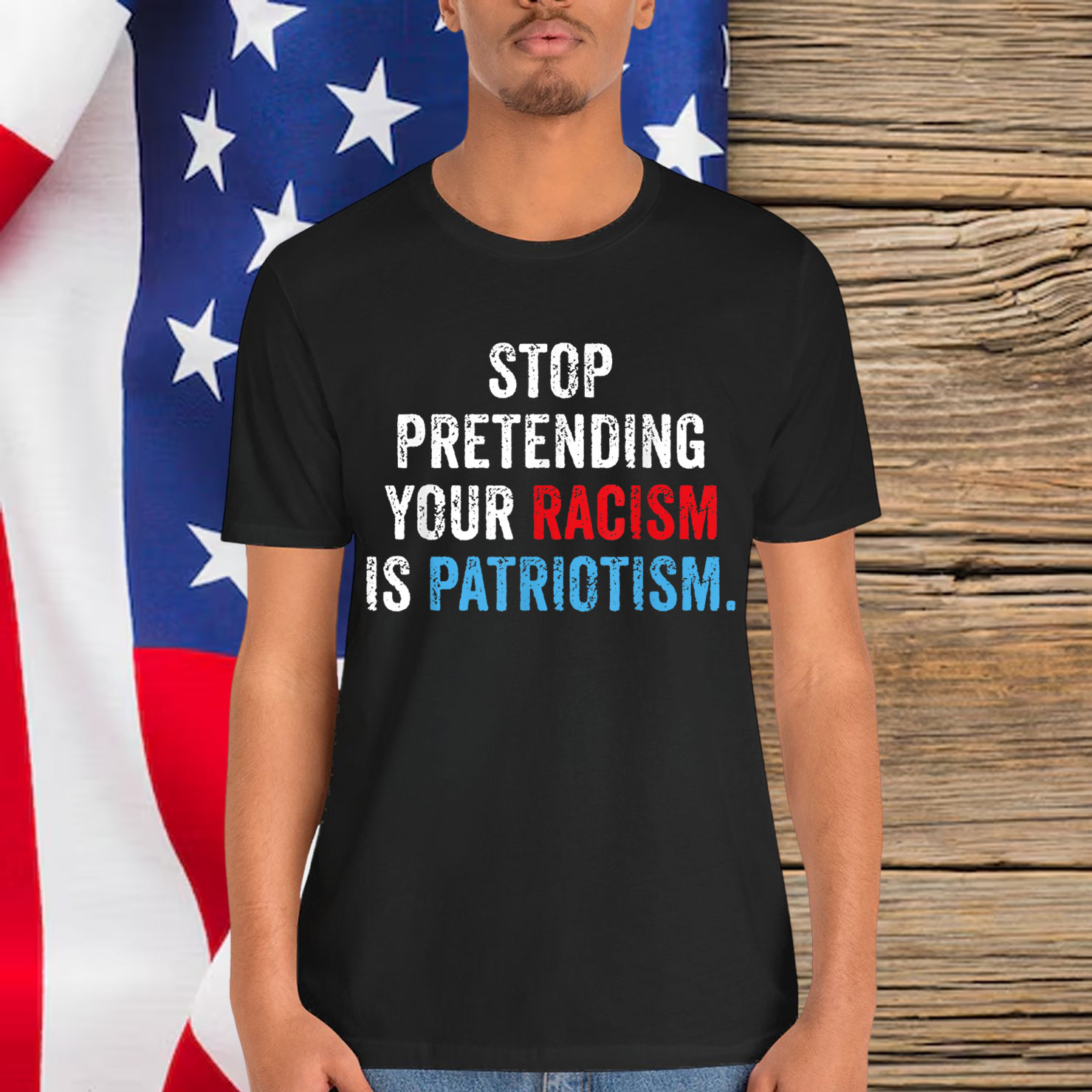 Humorous Political Design Boho Style Shirt
