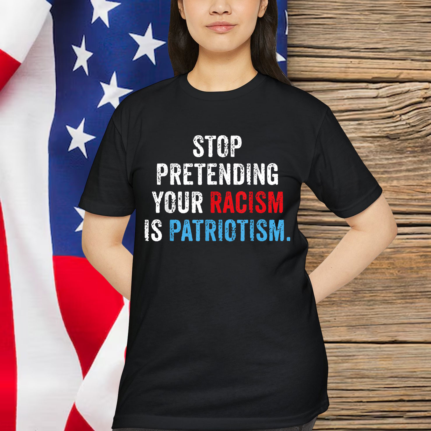 Humorous Political Design Boho Style Shirt