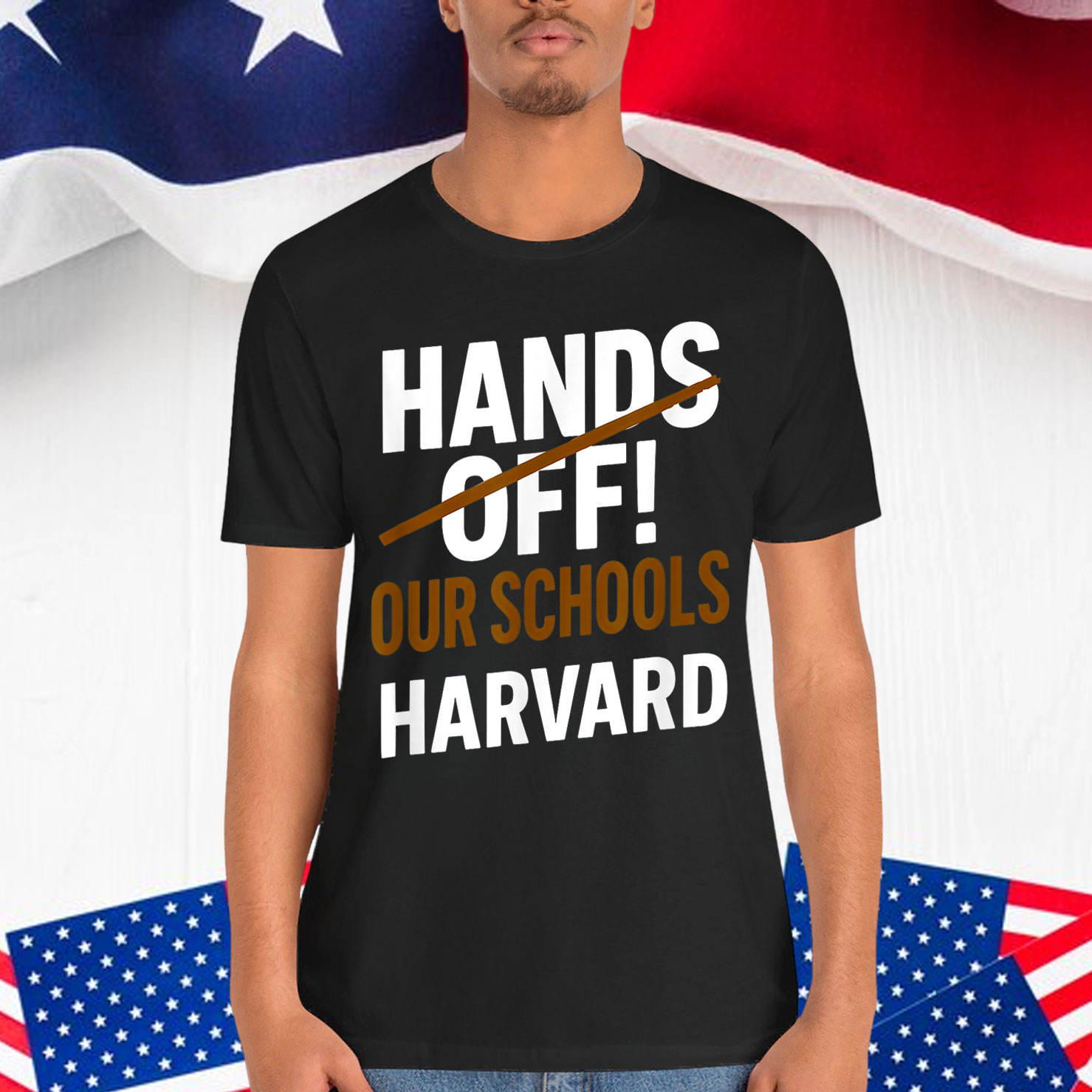I Stand With Harvard Hands Off Shirt
