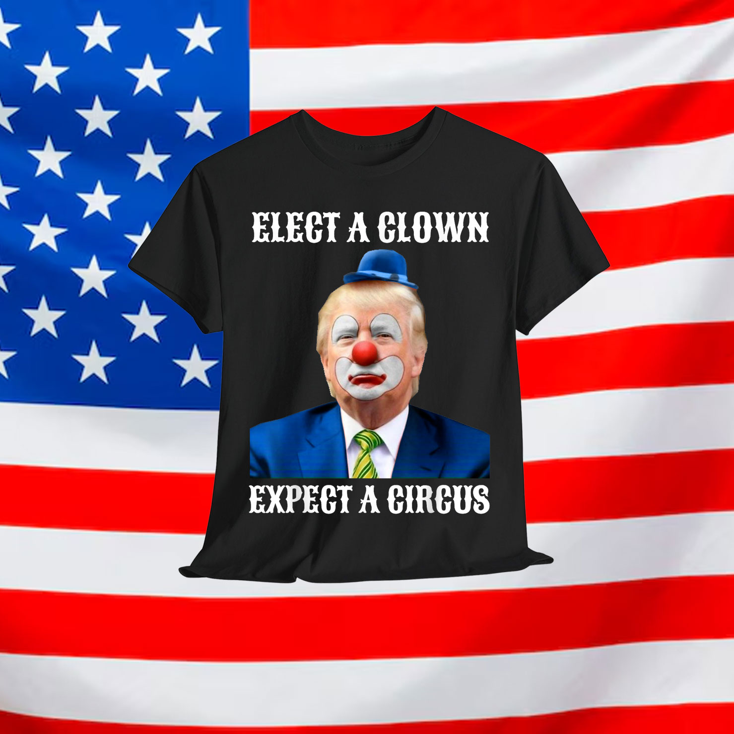 Impeach Anti Trump Elect A Clown Expect A Circus Fun Gift Shirt