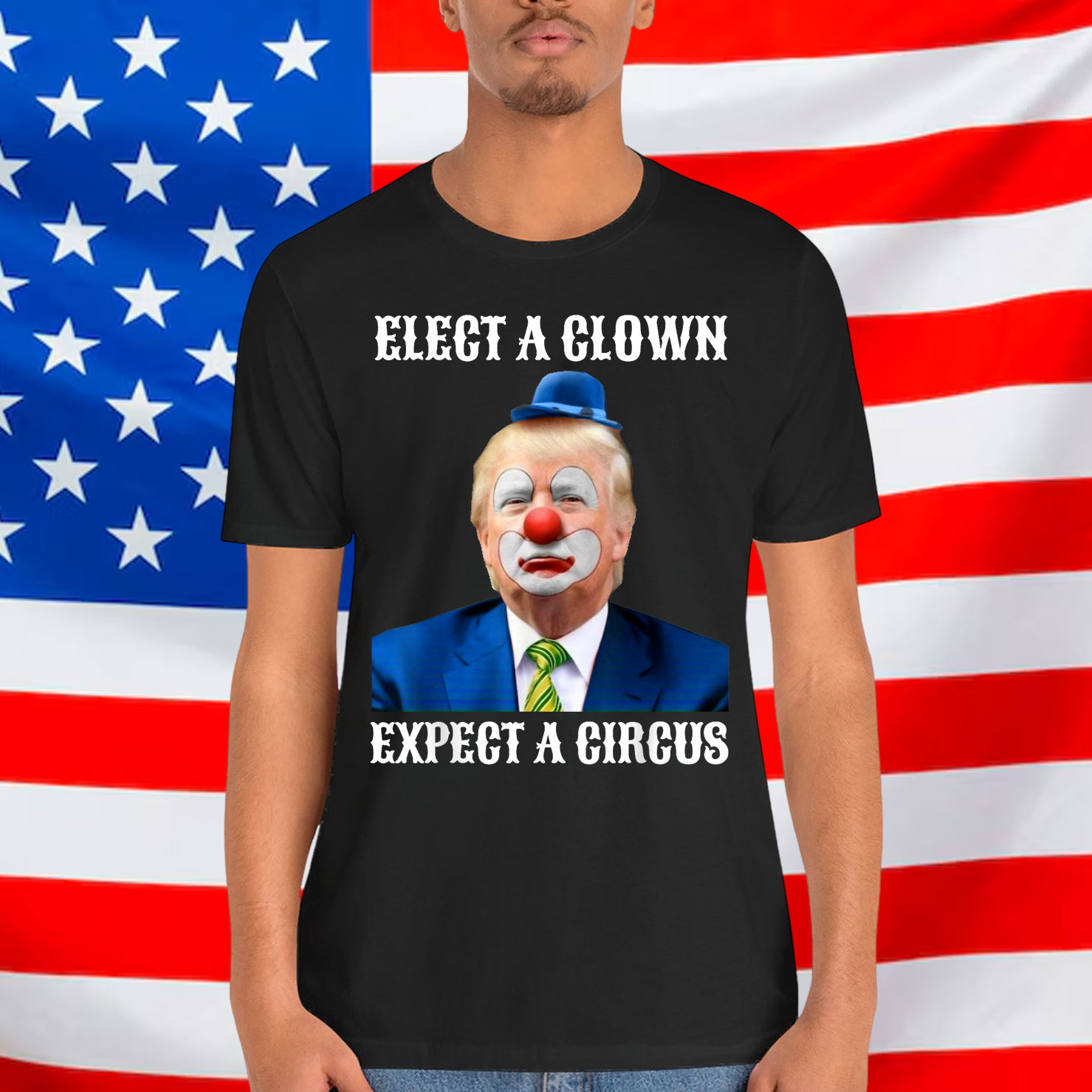 Impeach Anti Trump Elect A Clown Expect A Circus Fun Gift Shirt