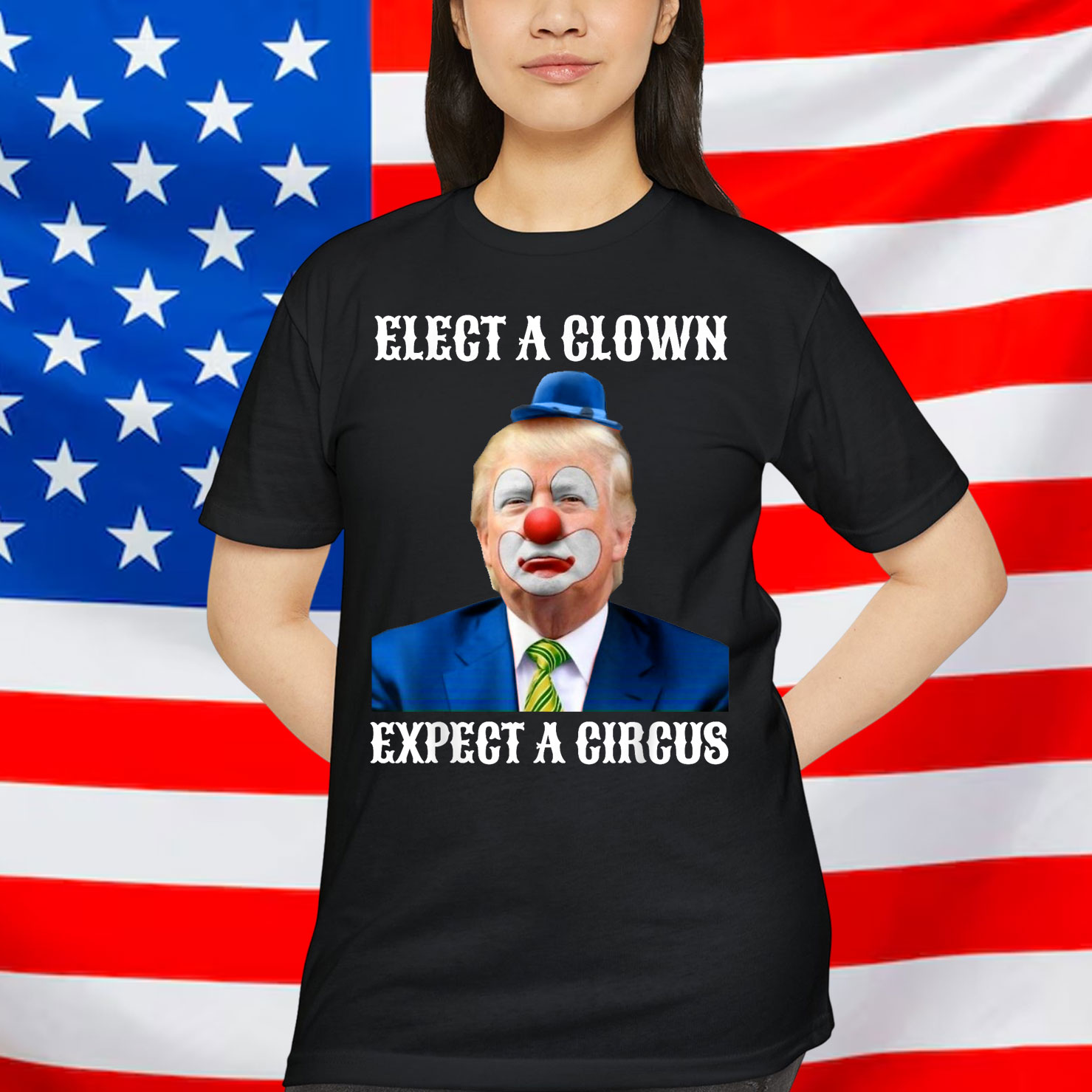Impeach Anti Trump Elect A Clown Expect A Circus Fun Gift Shirt