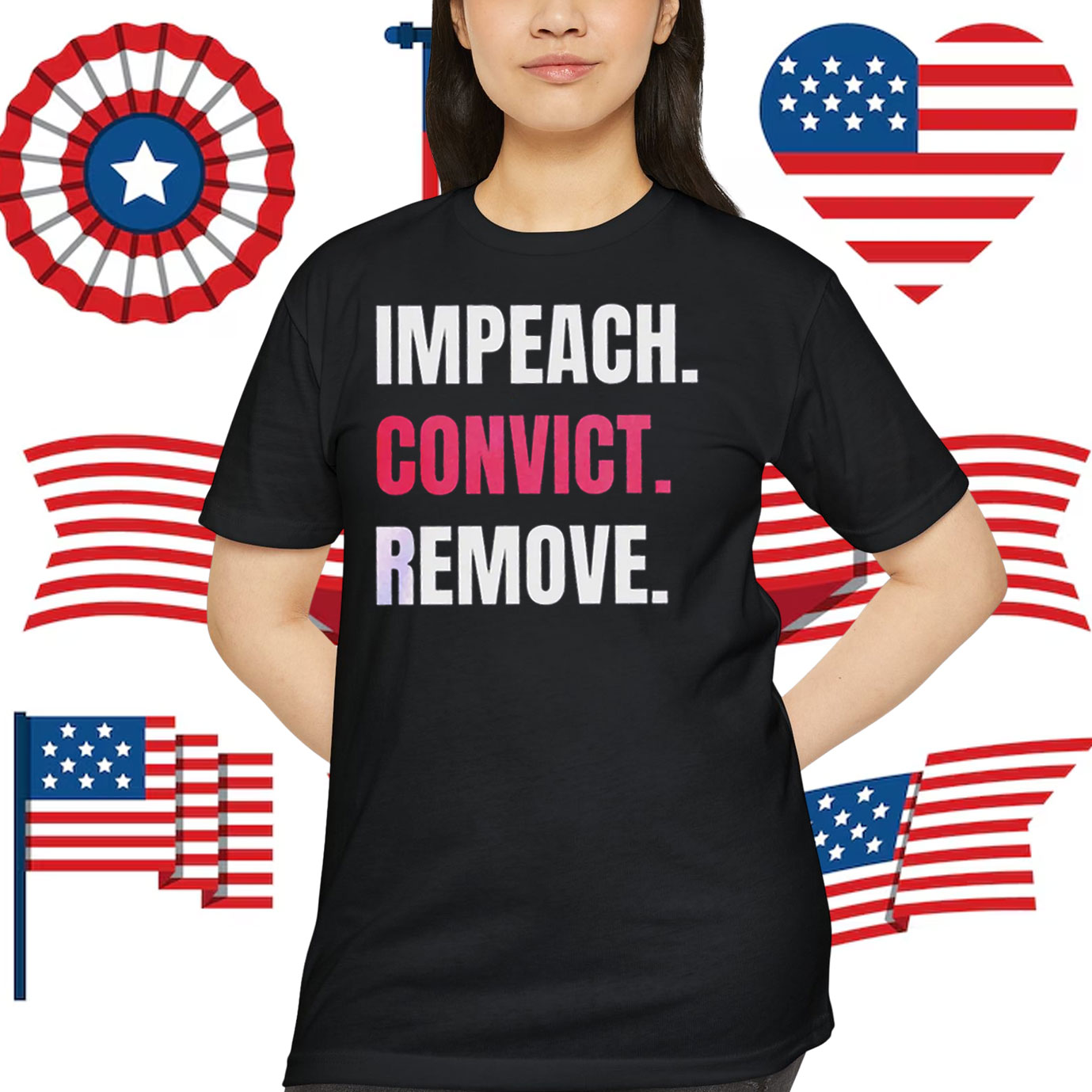 Impeach Convict Remove Unisex Shirt