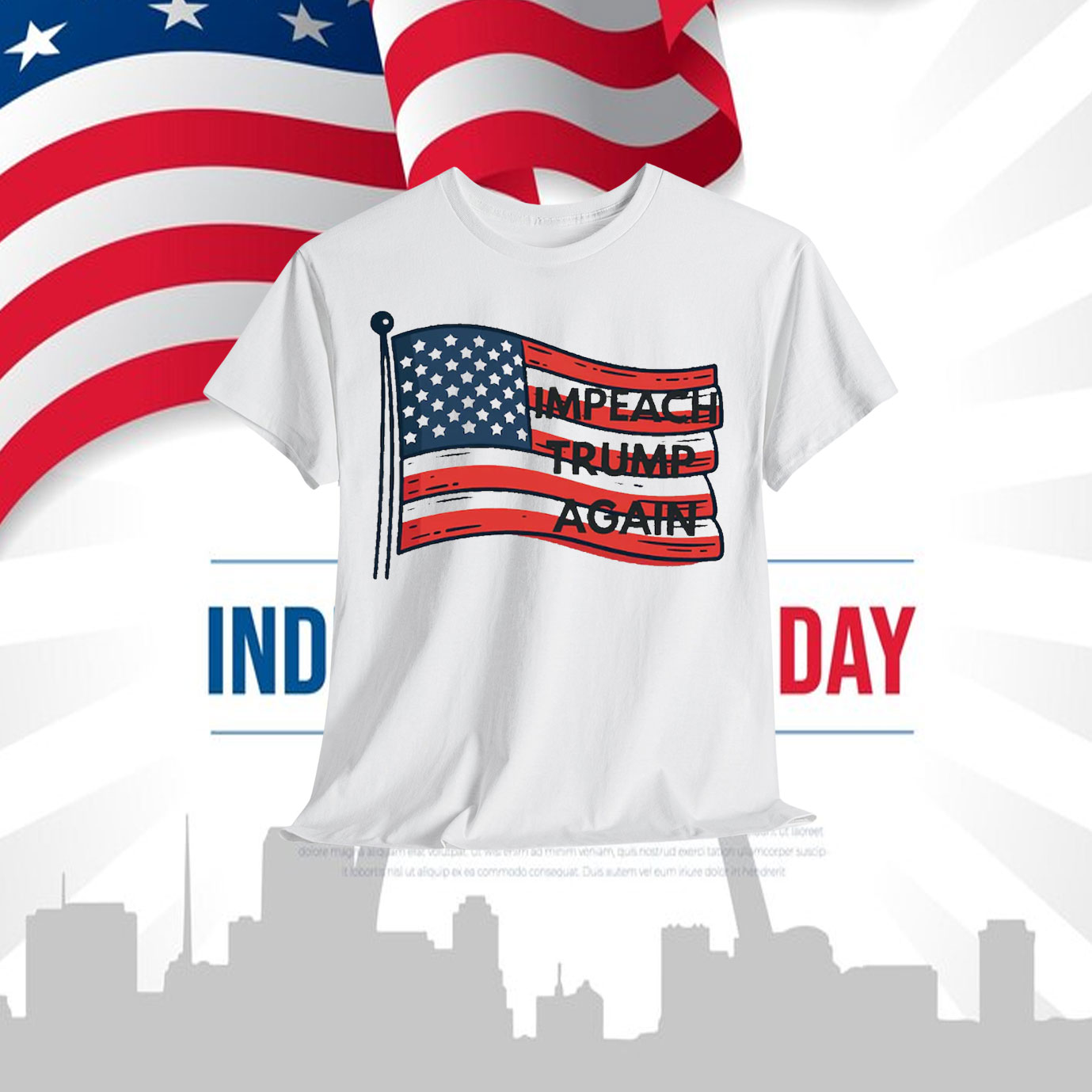 Impeach Trump Again America Shirt