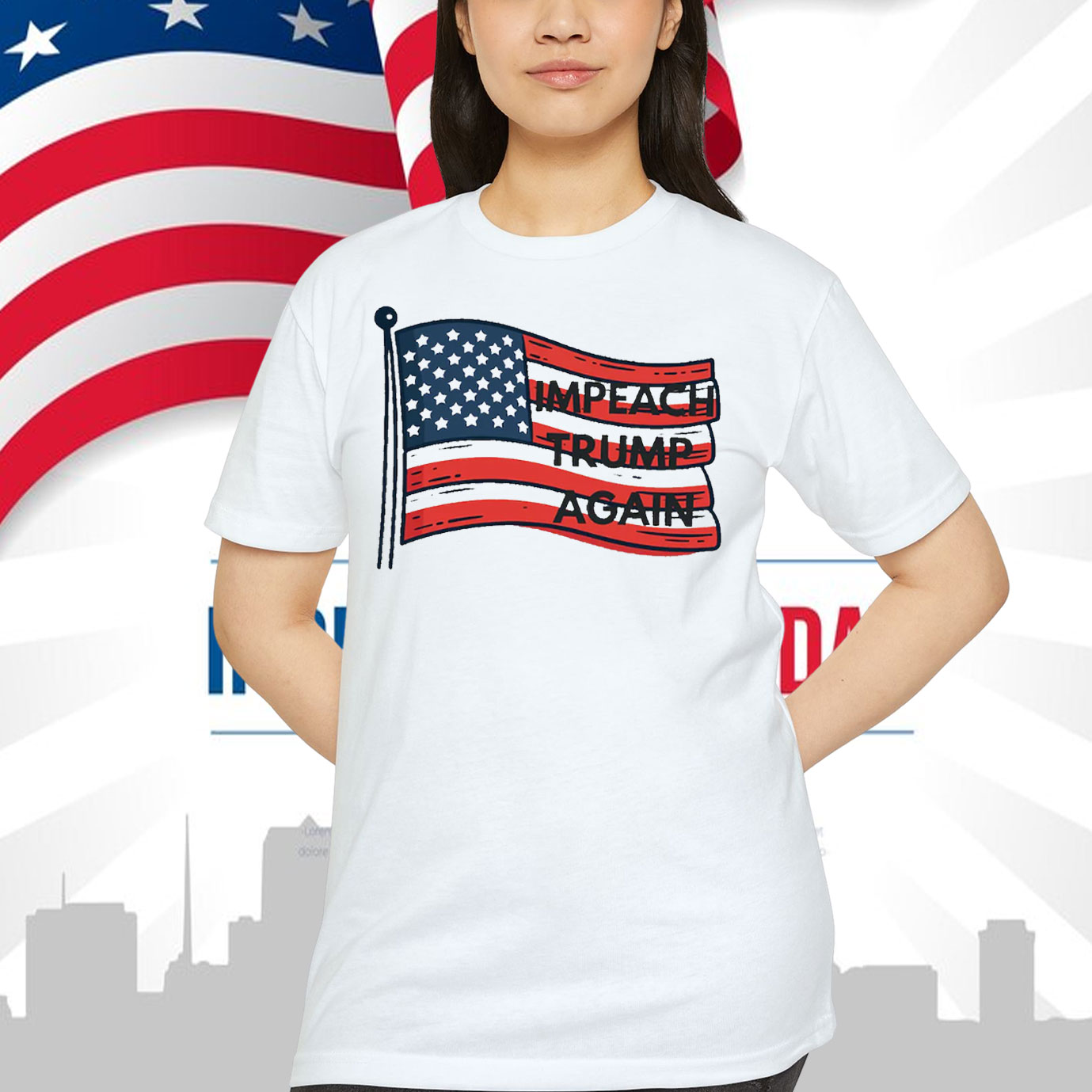 Impeach Trump Again America Shirt