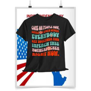 Impeach Trump Floral Shirt