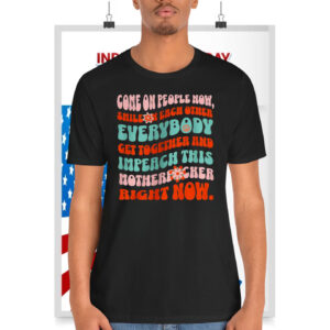 Impeach Trump Floral Shirt