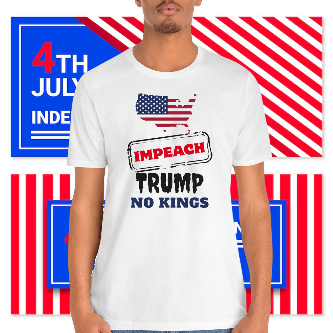 Impeach Trump No Kings Shirts